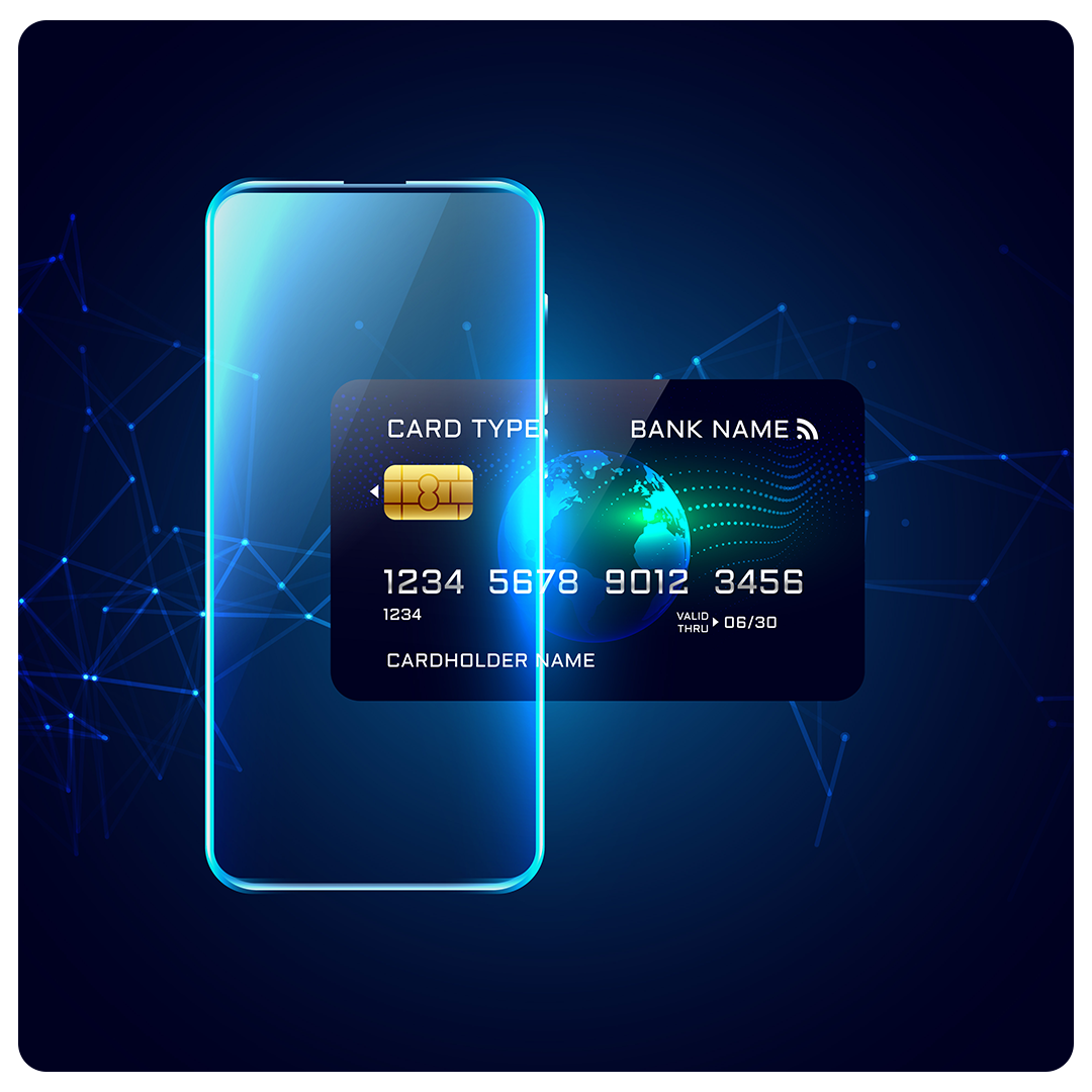 A smartphone equipped with a buy forex card for convenient money transfer, money changing and forex transactions.